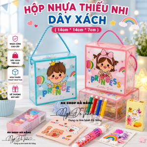 Hộp nhựa thiếu nhi 14*14*7