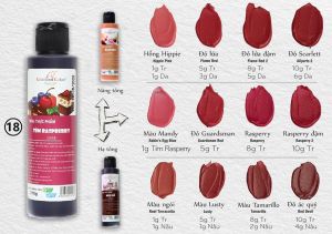 Màu siro nước Đồng Tiên Unicorn 60gr - 210gr ( TÍM RASPBERRY )