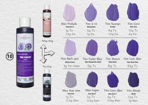 Màu siro nước Đồng Tiên Unicorn 60gr - 210gr ( TÍM VIOLET )