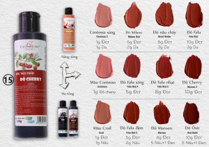 Màu siro nước Đồng Tiên Unicorn 60gr - 210gr ( ĐỎ CHERRY )