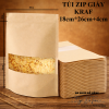 set-10-tui-giay-zip-cua-so-kraf-18cm26cm4cm - ảnh nhỏ  1