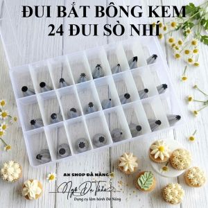 Bộ 24 đui bắt kem SÒ NHỎ