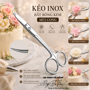 Kéo INOX mũi cong