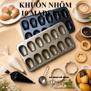 Khay nhôm nướng bánh cupcake muffin MADELINE 12 bánh