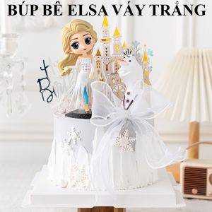 Búp bê Elsa váy trắng