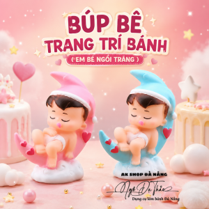 Em bé ngồi trăng