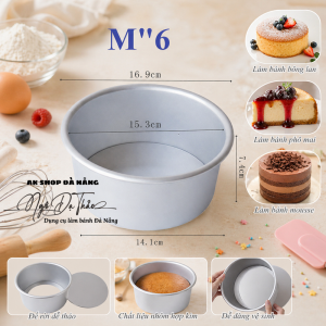 Khuôn nhôm hợp kim đế rời TRÒN M"6