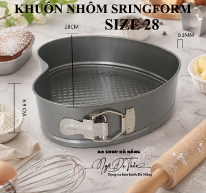 Khuôn nhôm SPRINGFORM TIM size 28cm