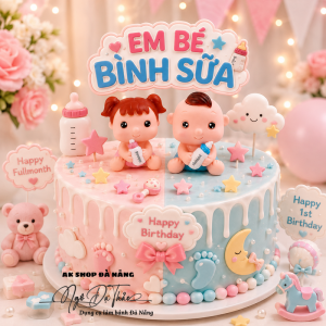 Em bé bú bình