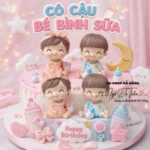 Cô cậu bú bình