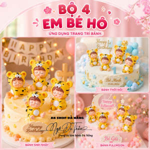 Bộ 4 em bé hổ