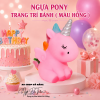 ngua-pony-trang-tri-banh - ảnh nhỏ 2