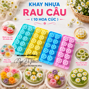 Khay nhựa rau cau 10 HOA CÚC
