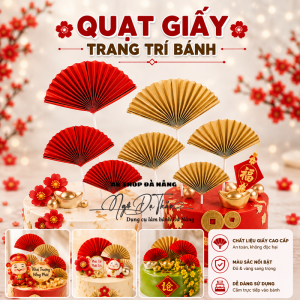 Quạt giấy trang trí
