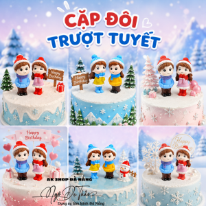 Cặp đôi trượt tuyết ( nhựa đặc )
