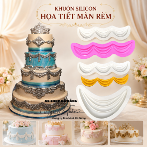 Khuôn silicon hoa văn rèm