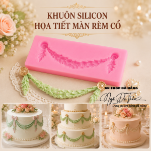 Khuôn silicon hoa văn cổ RÈM