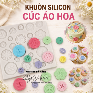 Khuôn silicon 24 nút hoa