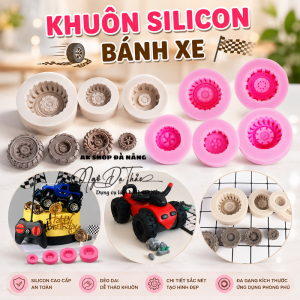Khuôn silicon bánh xe