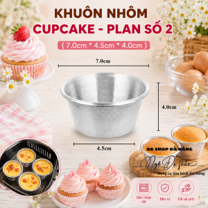 Khuôn nhôm cupcake - plan SỐ 2