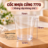 coc-nhua-mica-cung-tron-7770-no-letter-khong-nap - ảnh nhỏ  1