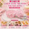 set-100-chen-giay-muffin-dk-day-5-0cm-hoa-van - ảnh nhỏ 9