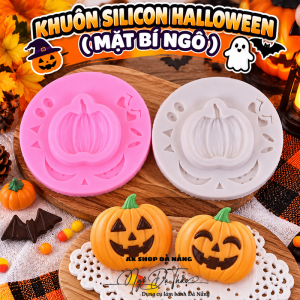 Khuôn silicon HALLOWEEN ( Mặt bí ngô )