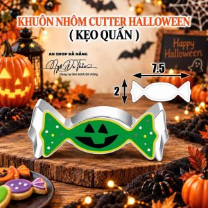 Khuôn nhôm cutter HALLOWEEN - Kẹo quấn