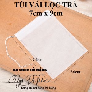 Set 100 túi vải lọc trà 7cm*9cm