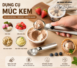 Dụng cụ múc kem viên